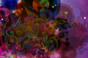   colorful unique musical keys backgrounds