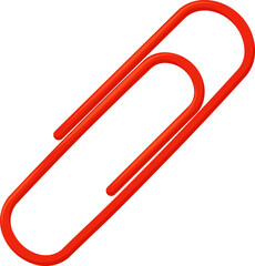 Red paperclip element