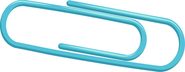 Blue paperclip element