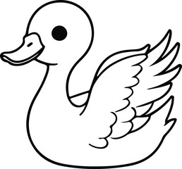 Obraz premium duck vector illustration