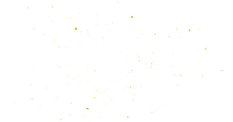 Colorful Confetti against a White Background Tranparent BG Confeti. Confetti partical isolated background. 3d Rendering Transparent Confetti. Dust particles Overlay, embers and sparks flying upwards.