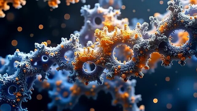 angstrom lively tints of dark and golden intertwine, the drift particle resemble fractal wandflower shaping throb gently, voluted outwards with an invite warmness that enamor the watcher