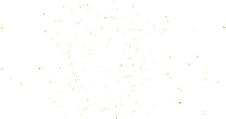 Colorful Confetti against a White Background Tranparent BG Confeti. Confetti partical isolated background. 3d Rendering Transparent Confetti. Dust particles Overlay, embers and sparks flying upwards.
