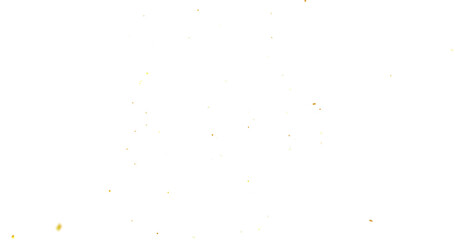 Colorful Confetti against a White Background Tranparent BG Confeti. Confetti partical isolated background. 3d Rendering Transparent Confetti. Dust particles Overlay, embers and sparks flying upwards.