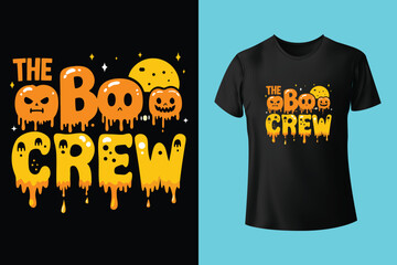 halloween t-shirt vector illustration retro style vintage template design for adults male and female, spooky night
