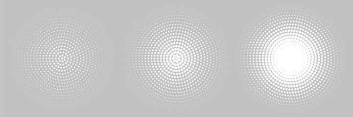 Halftone gradient. Dotted gradient, smooth dots spraying and halftones dot background seamless modern arts