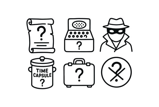 mystery riddle scroll, mystery enigma machine, mystery masked figure, mystery time capsule, mystery unsolved case, mystery cryptic symbol