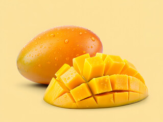 Mango fruit closeup