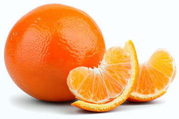 Fresh orange fruit