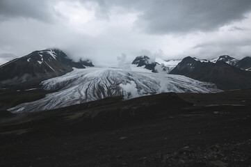 Mountain Island in a Frozen Expanse