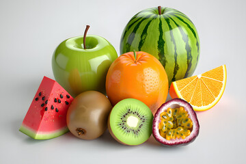 Assorted fresh fruits