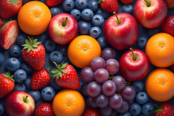 Assorted colorful fruits