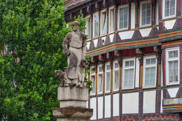 Obraz premium Die Fachwerkstadt Einbeck im Harz