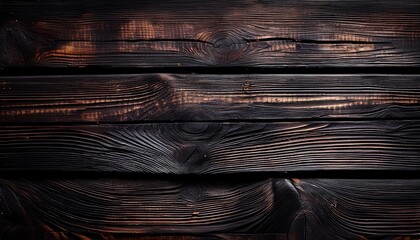 dark charred wooden planks background texture