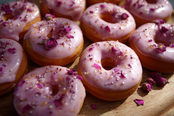 Punch donuts, New Year's Eve