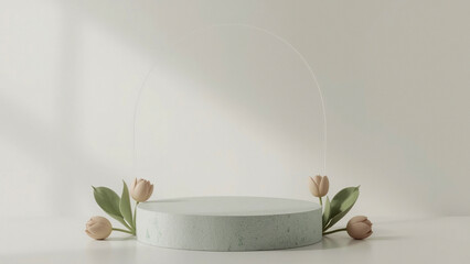 Clean vertically oriented 3D product design in lucid realism style ideal for concept and product visualization.