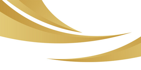 gold wave curve, golden wave corner shape for element, stripes ribbon golden graphic, striped gold. eps 10