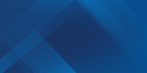 Blue background with abstract box rectangle geometric shapes modern