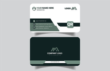 Fototapeta premium Sleek Corporate Style Business Card Design