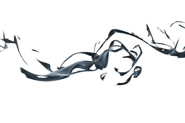 Foggy smokes on transparent background