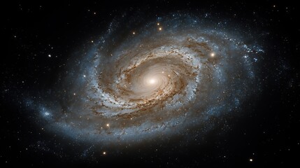 Deep sky image revealing spiraling distant galaxies and cosmic companions - Perfect for astronomy, science education, or space visuals; themes of galaxy structure, wonder, and celestial beauty
