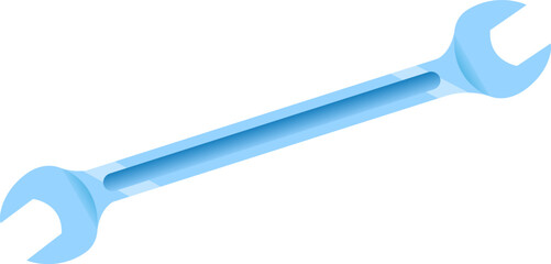 Wrench tool icon. Vector illustration