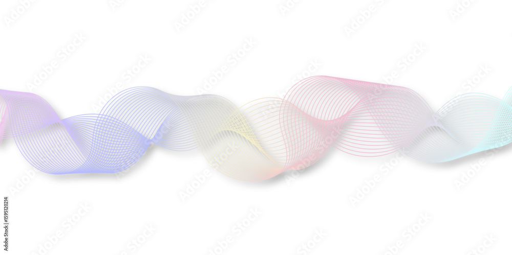 Poster abstract wave element for design pink and white. design template for cover, business. abstract dynam
