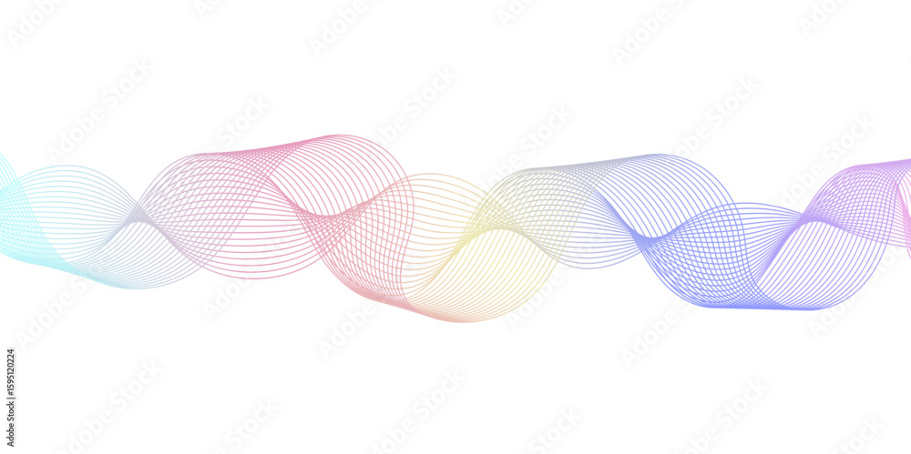 Poster abstract wave element for design pink and white. design template for cover, business. abstract dynam