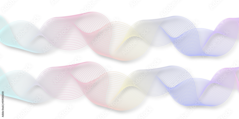 Poster abstract wave element for design pink and white. design template for cover, business. abstract dynam