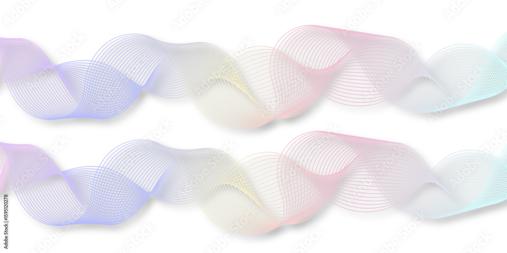 Poster abstract wave element for design pink and white. design template for cover, business. abstract dynam
