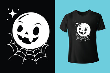 Halloween t shirt design template. Halloween party t shirt design