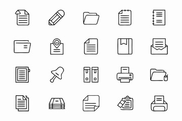 A corporate and structured set perfect for office use, admin tools, productivity apps, or cloud platforms.