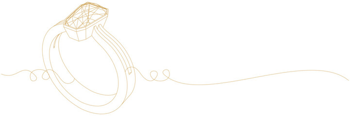 line art illustration background wedding ring