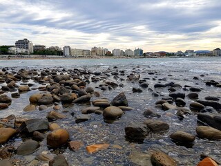 beautiful view of the sea coast