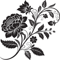  Elegant Floral Ornament Vector – Decorative Vintage Design