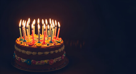 Birthday cake with candles celebration happy birthday party birthday wishes birthday cake images cake