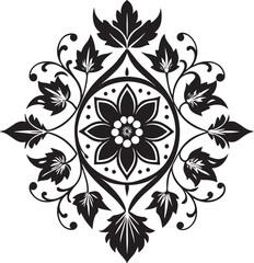  Elegant Floral Ornament Vector – Decorative Vintage Design