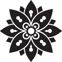 Elegant Floral Ornament Vector – Decorative Vintage Design