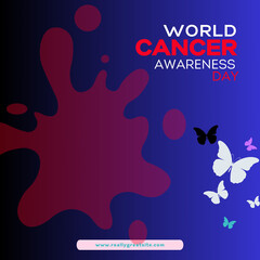 national cancer awareness day. .National Cancer Control Month poster