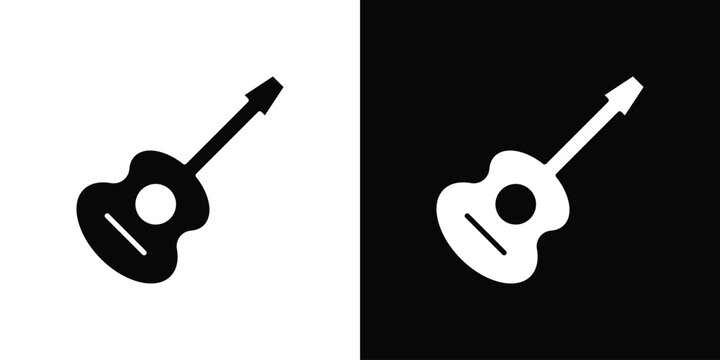 Ukulele icon vector, solid illustration, pictogram set.