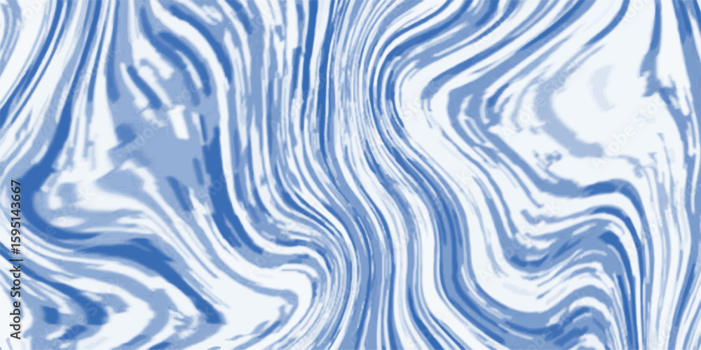 Aufkleber abstract blue and white swirls a decorative pattern for background design in art and graphic design 