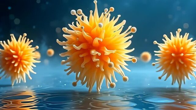 image angstrom stupendous particle with throb bed same dawning curtains, suspend inwards an dateless beam dark space, with apiece stratum morph done brilliant yellow and abstruse oranges,