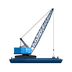Floating Crane: A Blue Giant of the Waterways