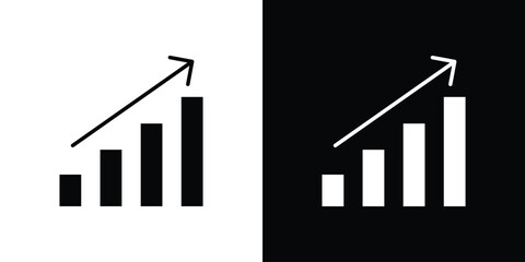 Marketing strategy icon vector, solid illustration, pictogram set. © Bell