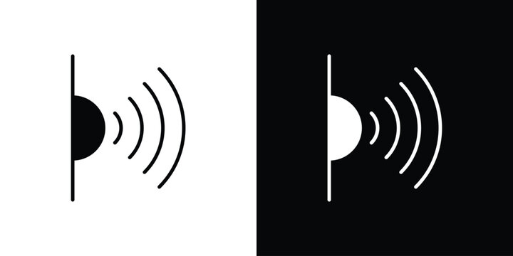 Infrared icon vector, solid illustration, pictogram set.