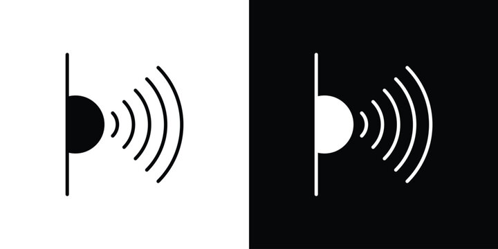 Infrared icon vector, solid illustration, pictogram set.