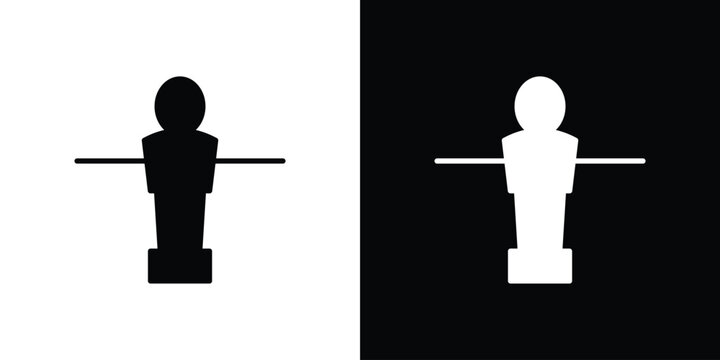 Foosball icon vector, solid illustration, pictogram set.