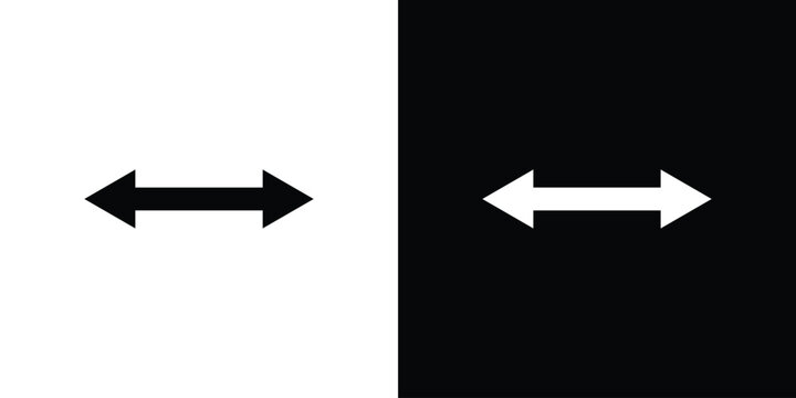 Double arrow icon vector, solid illustration, pictogram set.