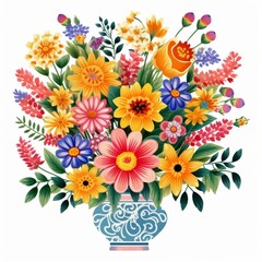 bouquet of colorful flowers