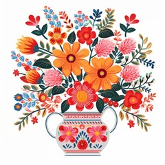 floral background with flowers